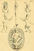 An illustration from Recueil d'antiquités égyptiennes, étrusques, greques et romaines (1752)