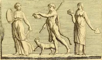 An illustration from Recueil d'antiquités égyptiennes, étrusques, greques et romaines (1752)