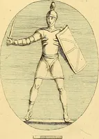 An illustration from Recueil d'antiquités égyptiennes, étrusques, greques et romaines (1752)
