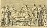 An illustration from Recueil d'antiquités égyptiennes, étrusques, greques et romaines (1752)