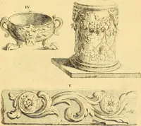 An illustration from Recueil d'antiquités égyptiennes, étrusques, greques et romaines (1752)