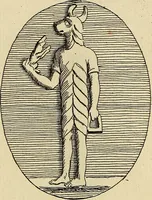 An illustration from Recueil d'antiquités égyptiennes, étrusques, greques et romaines (1752)