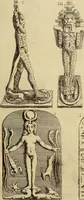 An illustration from Recueil d'antiquités égyptiennes, étrusques, greques et romaines (1752)