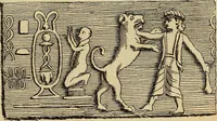 An illustration from Recueil d'antiquités égyptiennes, étrusques, greques et romaines (1752)