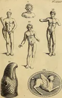 An illustration from Recueil d'antiquités égyptiennes, étrusques, greques et romaines (1752)