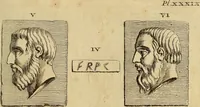 An illustration from Recueil d'antiquités égyptiennes, étrusques, greques et romaines (1752)