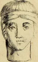An illustration from Recueil d'antiquités égyptiennes, étrusques, greques et romaines (1752)
