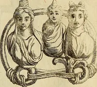 An illustration from Recueil d'antiquités égyptiennes, étrusques, greques et romaines (1752)