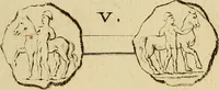 An illustration from Recueil d'antiquités égyptiennes, étrusques, greques et romaines (1752)