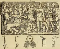 An illustration from Recueil d'antiquités égyptiennes, étrusques, greques et romaines (1752)