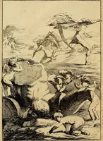 An illustration from Recueil d'antiquités égyptiennes, étrusques, greques et romaines (1752)