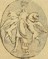An illustration from Recueil d'antiquités égyptiennes, étrusques, greques et romaines (1752)