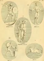 An illustration from Recueil d'antiquités égyptiennes, étrusques, greques et romaines (1752)