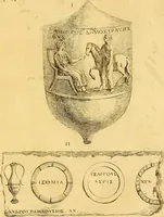 An illustration from Recueil d'antiquités égyptiennes, étrusques, greques et romaines (1752)