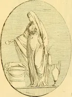 An illustration from Recueil d'antiquités égyptiennes, étrusques, greques et romaines (1752)