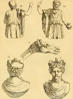 An illustration from Recueil d'antiquités égyptiennes, étrusques, greques et romaines (1752)