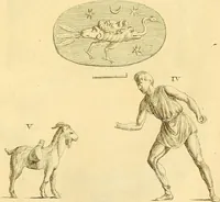 An illustration from Recueil d'antiquités égyptiennes, étrusques, greques et romaines (1752)