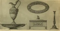 An illustration from Recueil de dessins d'orfevrerie du premier empire par biennais orfevre de Napoléon 1er et de la couronne (1900)