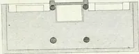 An illustration from Recueil de dessins d'une execution peu dispendieuse : contenans des plans de petites maisons de campagne, petits pavillons de jardins, temples, hermitages, chaumieres, monumens, obélisques, ruines, portails, portes, grilles, bancs de jardins, chaises, volieres, gondoles, ponts, etc. : ouvrage intéressant pour cette classes d'amateurs, qui sans faire de grandes dépenses, sont pourtant bien aises d'embellir leurs jardins d'ornamens nouveaux et pleins de goût (1805)