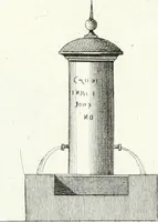 Picture 61 of 140 from Recueil de dessins d'une execution peu dispendieuse : contenans des plans de petites maisons de campagne, petits pavillons de jardins, temples, hermitages, chaumieres, monumens, obélisques, ruines, portails, portes, grilles, bancs de jardins, chaises, volieres, gondoles, ponts, etc. : ouvrage intéressant pour cette classes d'amateurs, qui sans faire de grandes dépenses, sont pourtant bien aises d'embellir leurs jardins d'ornamens nouveaux et pleins de goût (1805), leaf 32