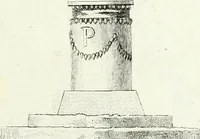 An illustration from Recueil de dessins d'une execution peu dispendieuse : contenans des plans de petites maisons de campagne, petits pavillons de jardins, temples, hermitages, chaumieres, monumens, obélisques, ruines, portails, portes, grilles, bancs de jardins, chaises, volieres, gondoles, ponts, etc. : ouvrage intéressant pour cette classes d'amateurs, qui sans faire de grandes dépenses, sont pourtant bien aises d'embellir leurs jardins d'ornamens nouveaux et pleins de goût (1805)