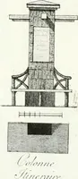 Picture 100 of 140 from Recueil de dessins d'une execution peu dispendieuse : contenans des plans de petites maisons de campagne, petits pavillons de jardins, temples, hermitages, chaumieres, monumens, obélisques, ruines, portails, portes, grilles, bancs de jardins, chaises, volieres, gondoles, ponts, etc. : ouvrage intéressant pour cette classes d'amateurs, qui sans faire de grandes dépenses, sont pourtant bien aises d'embellir leurs jardins d'ornamens nouveaux et pleins de goût (1805), leaf 48