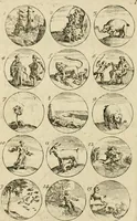 An illustration from Recueil d'emblêmes, devises, medailles, et figures hieroglyphiques, au nombre de plus de douze cent, avec leurs explications : accompagné de plus de deux mille chiffres fleuronnez simples, doubles & triples ... : cet ouvrage qui est enrichy de deux cens cinquante planches en taille-douce, est très-utile aux graveurs, peintres, sculpteurs, orfevres, brodeurs, serruriers & à tous ceux qui travaillent au dessein (1724)