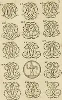 Picture 75 of 243 from Recueil d'emblêmes, devises, medailles, et figures hieroglyphiques, au nombre de plus de douze cent, avec leurs explications : accompagné de plus de deux mille chiffres fleuronnez simples, doubles & triples ... : cet ouvrage qui est enrichy de deux cens cinquante planches en taille-douce, est très-utile aux graveurs, peintres, sculpteurs, orfevres, brodeurs, serruriers & à tous ceux qui travaillent au dessein (1724), leaf 165