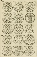 An illustration from Recueil d'emblêmes, devises, medailles, et figures hieroglyphiques, au nombre de plus de douze cent, avec leurs explications : accompagné de plus de deux mille chiffres fleuronnez simples, doubles & triples ... : cet ouvrage qui est enrichy de deux cens cinquante planches en taille-douce, est très-utile aux graveurs, peintres, sculpteurs, orfevres, brodeurs, serruriers & à tous ceux qui travaillent au dessein (1724)