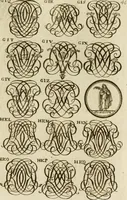 An illustration from Recueil d'emblêmes, devises, medailles, et figures hieroglyphiques, au nombre de plus de douze cent, avec leurs explications : accompagné de plus de deux mille chiffres fleuronnez simples, doubles & triples ... : cet ouvrage qui est enrichy de deux cens cinquante planches en taille-douce, est très-utile aux graveurs, peintres, sculpteurs, orfevres, brodeurs, serruriers & à tous ceux qui travaillent au dessein (1724)