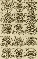 Picture 126 of 243 from Recueil d'emblêmes, devises, medailles, et figures hieroglyphiques, au nombre de plus de douze cent, avec leurs explications : accompagné de plus de deux mille chiffres fleuronnez simples, doubles & triples ... : cet ouvrage qui est enrichy de deux cens cinquante planches en taille-douce, est très-utile aux graveurs, peintres, sculpteurs, orfevres, brodeurs, serruriers & à tous ceux qui travaillent au dessein (1724), leaf 211