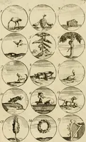 An illustration from Recueil d'emblêmes, devises, medailles, et figures hieroglyphiques, au nombre de plus de douze cent, avec leurs explications : accompagné de plus de deux mille chiffres fleuronnez simples, doubles & triples ... : cet ouvrage qui est enrichy de deux cens cinquante planches en taille-douce, est très-utile aux graveurs, peintres, sculpteurs, orfevres, brodeurs, serruriers & à tous ceux qui travaillent au dessein (1724)