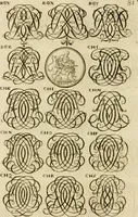 Picture 154 of 243 from Recueil d'emblêmes, devises, medailles, et figures hieroglyphiques, au nombre de plus de douze cent, avec leurs explications : accompagné de plus de deux mille chiffres fleuronnez simples, doubles & triples ... : cet ouvrage qui est enrichy de deux cens cinquante planches en taille-douce, est très-utile aux graveurs, peintres, sculpteurs, orfevres, brodeurs, serruriers & à tous ceux qui travaillent au dessein (1724), leaf 239