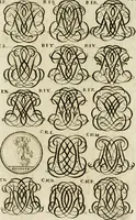 Picture 175 of 243 from Recueil d'emblêmes, devises, medailles, et figures hieroglyphiques, au nombre de plus de douze cent, avec leurs explications : accompagné de plus de deux mille chiffres fleuronnez simples, doubles & triples ... : cet ouvrage qui est enrichy de deux cens cinquante planches en taille-douce, est très-utile aux graveurs, peintres, sculpteurs, orfevres, brodeurs, serruriers & à tous ceux qui travaillent au dessein (1724), leaf 260