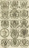 An illustration from Recueil d'emblêmes, devises, medailles, et figures hieroglyphiques, au nombre de plus de douze cent, avec leurs explications : accompagné de plus de deux mille chiffres fleuronnez simples, doubles & triples ... : cet ouvrage qui est enrichy de deux cens cinquante planches en taille-douce, est très-utile aux graveurs, peintres, sculpteurs, orfevres, brodeurs, serruriers & à tous ceux qui travaillent au dessein (1724)