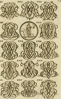 Picture 186 of 243 from Recueil d'emblêmes, devises, medailles, et figures hieroglyphiques, au nombre de plus de douze cent, avec leurs explications : accompagné de plus de deux mille chiffres fleuronnez simples, doubles & triples ... : cet ouvrage qui est enrichy de deux cens cinquante planches en taille-douce, est très-utile aux graveurs, peintres, sculpteurs, orfevres, brodeurs, serruriers & à tous ceux qui travaillent au dessein (1724), leaf 271