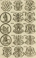 Picture 197 of 243 from Recueil d'emblêmes, devises, medailles, et figures hieroglyphiques, au nombre de plus de douze cent, avec leurs explications : accompagné de plus de deux mille chiffres fleuronnez simples, doubles & triples ... : cet ouvrage qui est enrichy de deux cens cinquante planches en taille-douce, est très-utile aux graveurs, peintres, sculpteurs, orfevres, brodeurs, serruriers & à tous ceux qui travaillent au dessein (1724), leaf 282