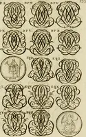 Picture 206 of 243 from Recueil d'emblêmes, devises, medailles, et figures hieroglyphiques, au nombre de plus de douze cent, avec leurs explications : accompagné de plus de deux mille chiffres fleuronnez simples, doubles & triples ... : cet ouvrage qui est enrichy de deux cens cinquante planches en taille-douce, est très-utile aux graveurs, peintres, sculpteurs, orfevres, brodeurs, serruriers & à tous ceux qui travaillent au dessein (1724), leaf 291