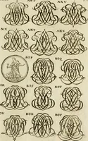 Picture 209 of 243 from Recueil d'emblêmes, devises, medailles, et figures hieroglyphiques, au nombre de plus de douze cent, avec leurs explications : accompagné de plus de deux mille chiffres fleuronnez simples, doubles & triples ... : cet ouvrage qui est enrichy de deux cens cinquante planches en taille-douce, est très-utile aux graveurs, peintres, sculpteurs, orfevres, brodeurs, serruriers & à tous ceux qui travaillent au dessein (1724), leaf 294