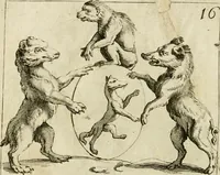 An illustration from Recueil d'emblêmes, devises, medailles, et figures hieroglyphiques, au nombre de plus de douze cent, avec leurs explications : accompagné de plus de deux mille chiffres fleuronnez simples, doubles & triples ... : cet ouvrage qui est enrichy de deux cens cinquante planches en taille-douce, est très-utile aux graveurs, peintres, sculpteurs, orfevres, brodeurs, serruriers & à tous ceux qui travaillent au dessein (1724)