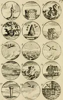 An illustration from Recueil d'emblêmes, devises, medailles, et figures hieroglyphiques, au nombre de plus de douze cent, avec leurs explications : accompagné de plus de deux mille chiffres fleuronnez simples, doubles & triples ... : cet ouvrage qui est enrichy de deux cens cinquante planches en taille-douce, est très-utile aux graveurs, peintres, sculpteurs, orfevres, brodeurs, serruriers & à tous ceux qui travaillent au dessein (1724)