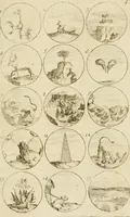Picture 44 of 243 from Recueil d'emblêmes, devises, medailles, et figures hieroglyphiques, au nombre de plus de douze cent, avec leurs explications : accompagné de plus de deux mille chiffres fleuronnez simples, doubles & triples ... : cet ouvrage qui est enrichy de deux cens cinquante planches en taille-douce, est très-utile aux graveurs, peintres, sculpteurs, orfevres, brodeurs, serruriers & à tous ceux qui travaillent au dessein (1724), leaf 94