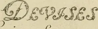 An illustration from Recueil d'emblêmes, devises, medailles, et figures hieroglyphiques : au nombre de plus de douze cent, avec leurs explications, accompagné de plus de deux mille chiffres fleuronnez simples, doubles & triples, d'une maniere nouvelle & fort curieuse pour tous les noms imaginable : avec les tenants, supports, & cimiers servans aux ornemens des armes ... (1696)