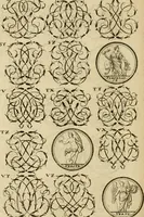 An illustration from Recueil d'emblêmes, devises, medailles, et figures hieroglyphiques : au nombre de plus de douze cent, avec leurs explications, accompagné de plus de deux mille chiffres fleuronnez simples, doubles & triples, d'une maniere nouvelle & fort curieuse pour tous les noms imaginable : avec les tenants, supports, & cimiers servans aux ornemens des armes ... (1696)