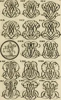 Picture 175 of 241 from Recueil d'emblêmes, devises, medailles, et figures hieroglyphiques : au nombre de plus de douze cent, avec leurs explications, accompagné de plus de deux mille chiffres fleuronnez simples, doubles & triples, d'une maniere nouvelle & fort curieuse pour tous les noms imaginable : avec les tenants, supports, & cimiers servans aux ornemens des armes ... (1696), leaf 268