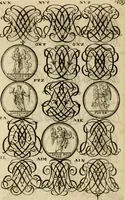 Picture 180 of 241 from Recueil d'emblêmes, devises, medailles, et figures hieroglyphiques : au nombre de plus de douze cent, avec leurs explications, accompagné de plus de deux mille chiffres fleuronnez simples, doubles & triples, d'une maniere nouvelle & fort curieuse pour tous les noms imaginable : avec les tenants, supports, & cimiers servans aux ornemens des armes ... (1696), leaf 273
