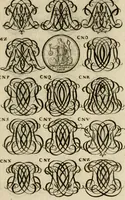 Picture 197 of 241 from Recueil d'emblêmes, devises, medailles, et figures hieroglyphiques : au nombre de plus de douze cent, avec leurs explications, accompagné de plus de deux mille chiffres fleuronnez simples, doubles & triples, d'une maniere nouvelle & fort curieuse pour tous les noms imaginable : avec les tenants, supports, & cimiers servans aux ornemens des armes ... (1696), leaf 290