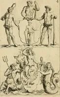An illustration from Recueil d'emblêmes, devises, medailles, et figures hieroglyphiques : au nombre de plus de douze cent, avec leurs explications, accompagné de plus de deux mille chiffres fleuronnez simples, doubles & triples, d'une maniere nouvelle & fort curieuse pour tous les noms imaginable : avec les tenants, supports, & cimiers servans aux ornemens des armes ... (1696)