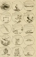 Picture 20 of 241 from Recueil d'emblêmes, devises, medailles, et figures hieroglyphiques : au nombre de plus de douze cent, avec leurs explications, accompagné de plus de deux mille chiffres fleuronnez simples, doubles & triples, d'une maniere nouvelle & fort curieuse pour tous les noms imaginable : avec les tenants, supports, & cimiers servans aux ornemens des armes ... (1696), leaf 45