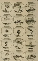 An illustration from Recueil d'emblêmes, devises, medailles, et figures hieroglyphiques, au nombre de plus de douze cent, avec leurs explications : accompagné de plus de deux mille chiffres fleuronnez simples, doubles & triples : d'une manière nouvelle & fort curieuse pour tous les noms imaginables : avec les tenants, supports, & cimiers servans aux ornemens des armes : cet ouvrage qui est enrichy de deux cens cinquante planches en taille-douce, est très-utile aux graveurs, peintres, sculpteurs, orfevres, brodeurs, serruriers, & à tous ceux qui travaillent au dessein (1724)